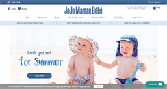 Desktop Screenshot of jojomamanbebe.com